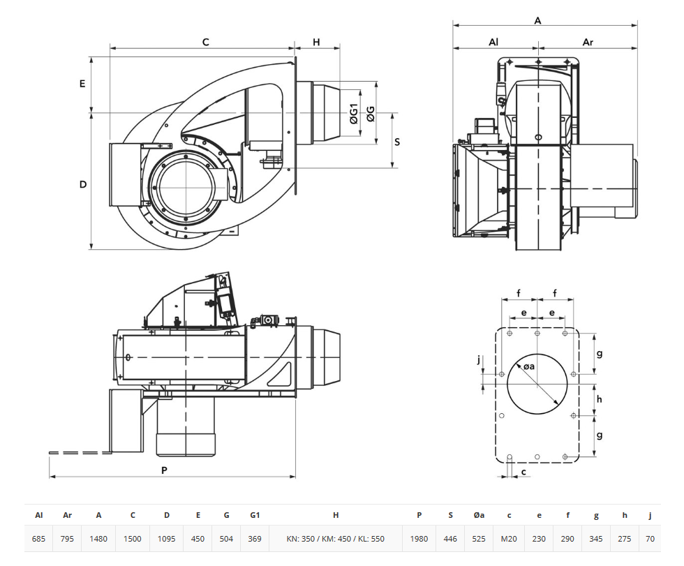 Горелка ELCO N10.12000.30 G-E